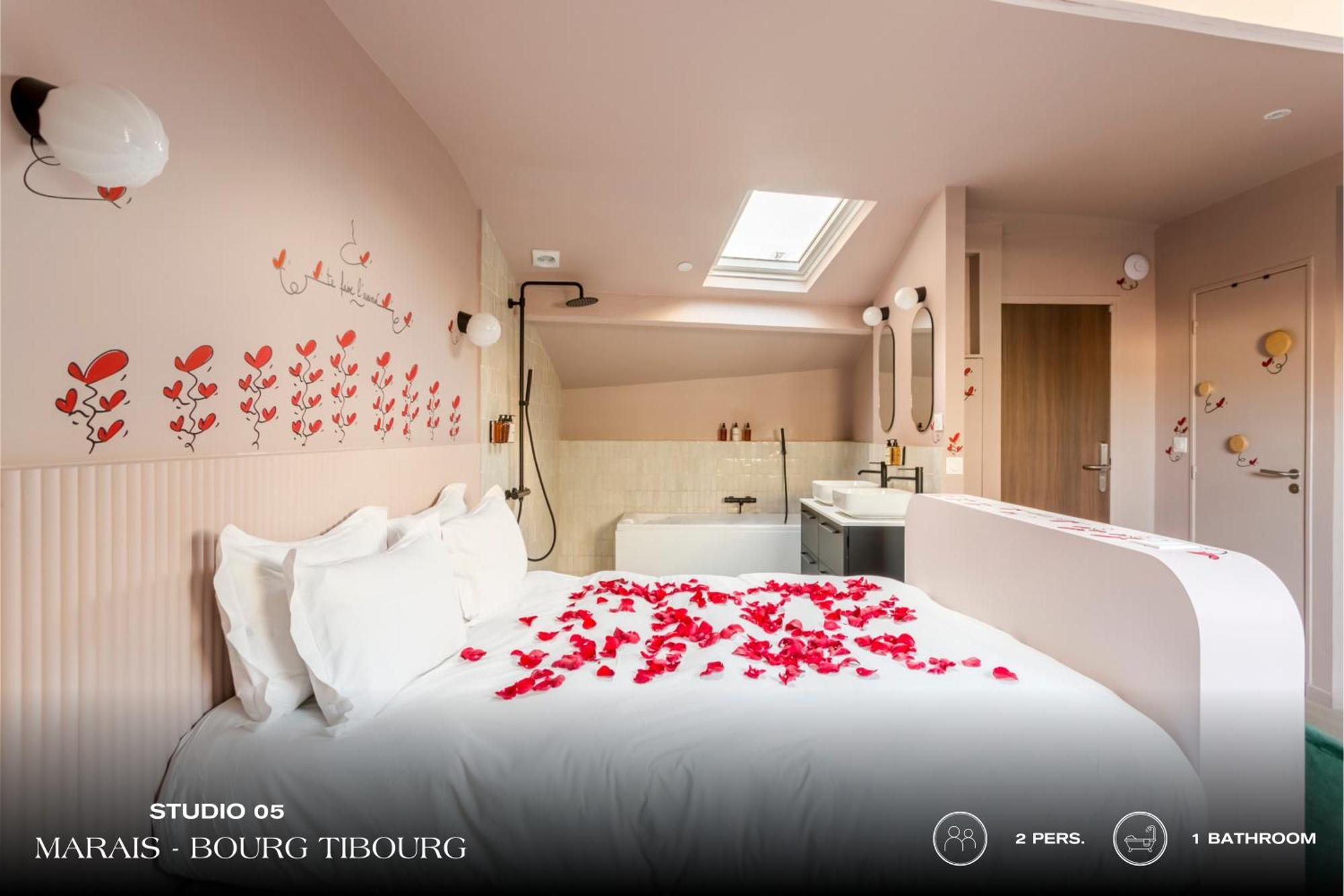 Апартаменты Beauquartier - Marais, Bourg Tibourg Париж Экстерьер фото