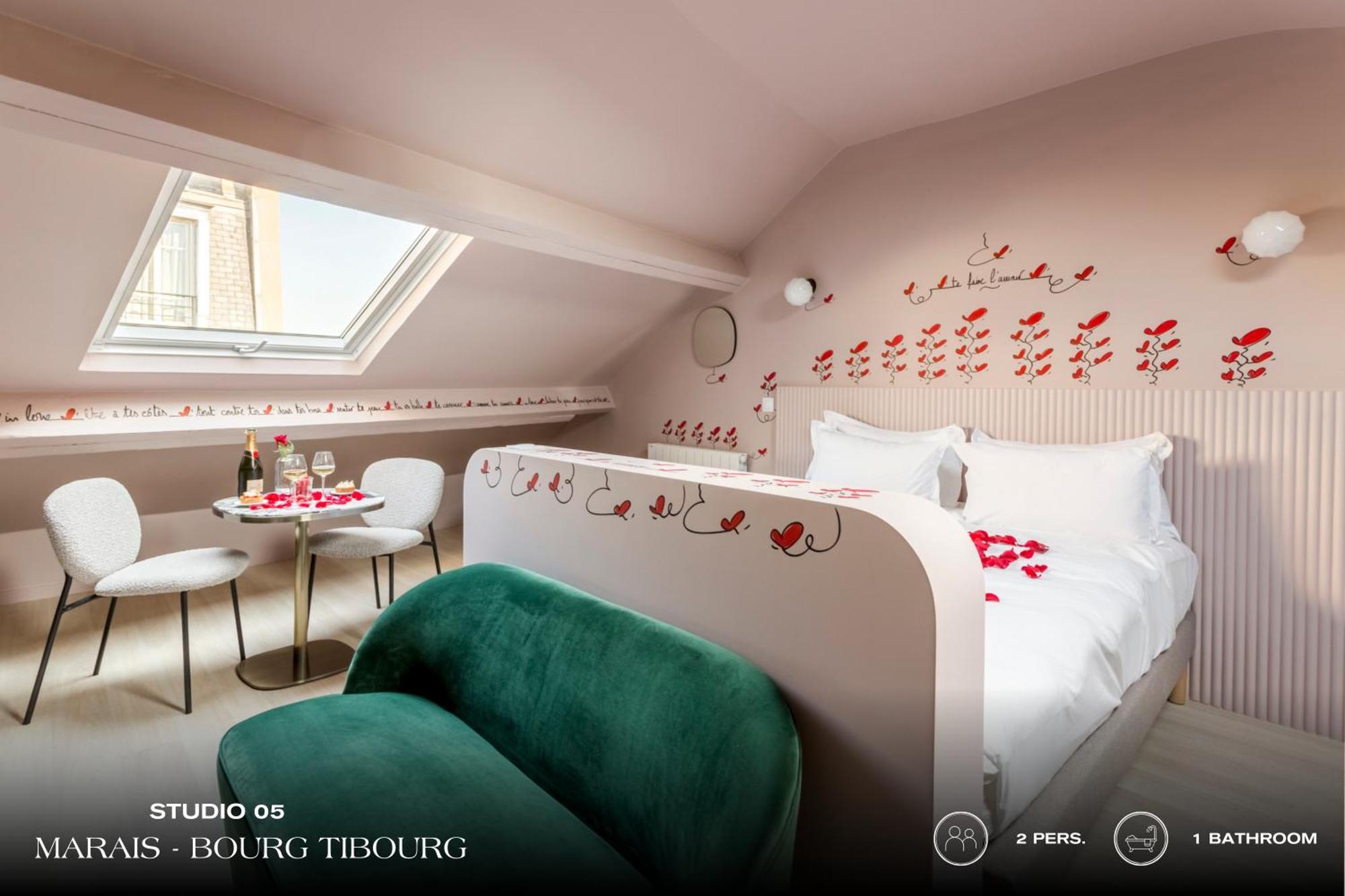 Апартаменты Beauquartier - Marais, Bourg Tibourg Париж Экстерьер фото