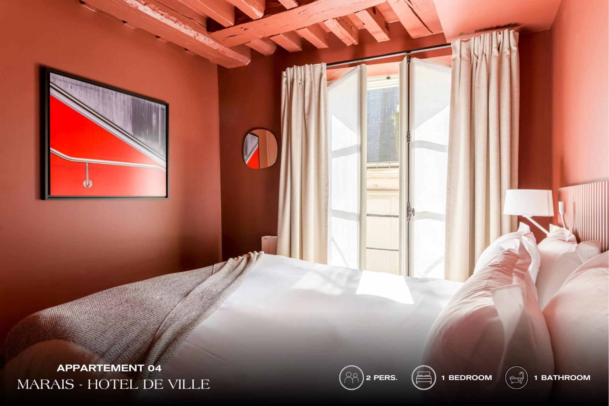 Апартаменты Beauquartier - Marais, Bourg Tibourg Париж Экстерьер фото